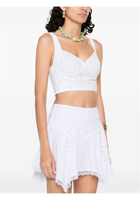 Top goldie in bianco Charo Ruiz Ibiza 1989 - donna CHARO RUIZ IBIZA 1989 | 254100IVORY
